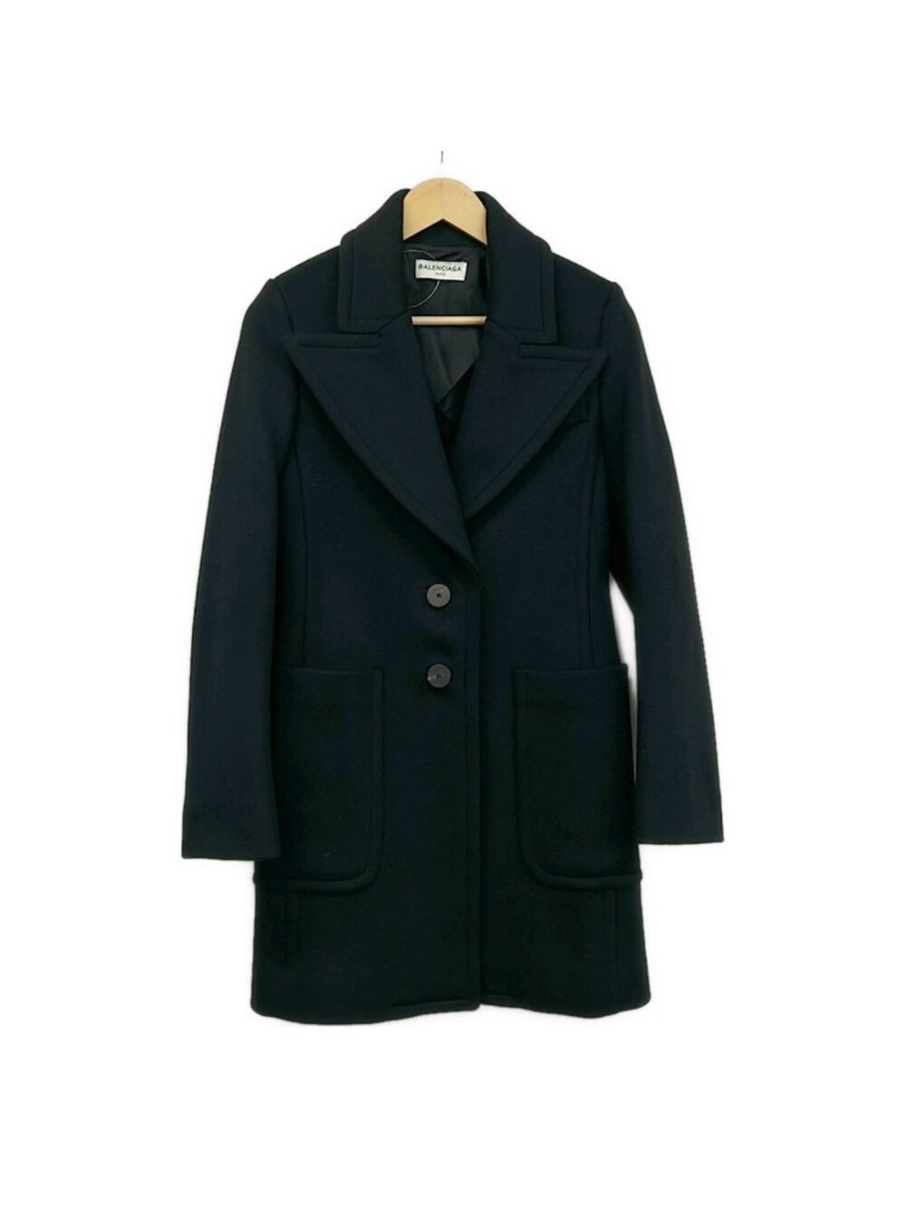 Balenciaga Coat Black 36